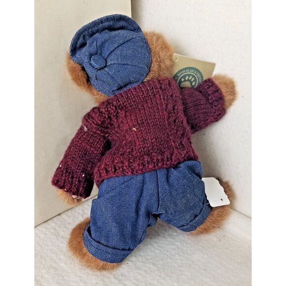 Boyds Bear JB Bean Series LEO BRUINSKI With Jeans, Hat & Sweater (1985-1998) 10" - Picture 2 of 13
